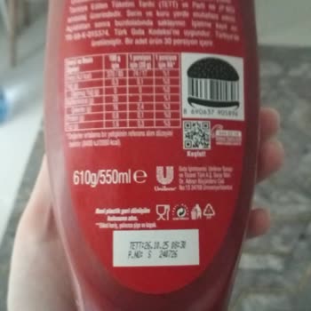 Calve Acılı Ketçapta Ekşimiş Tat Ve Bozuk Ürün Sorunu