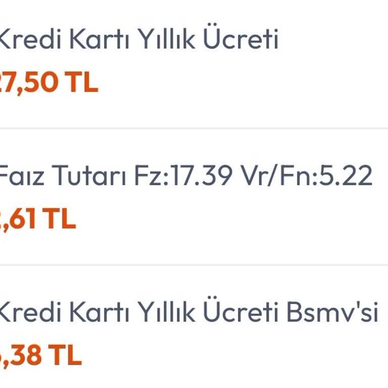 Haksız Kart Ücreti Ve BSMV İadesi Talebi