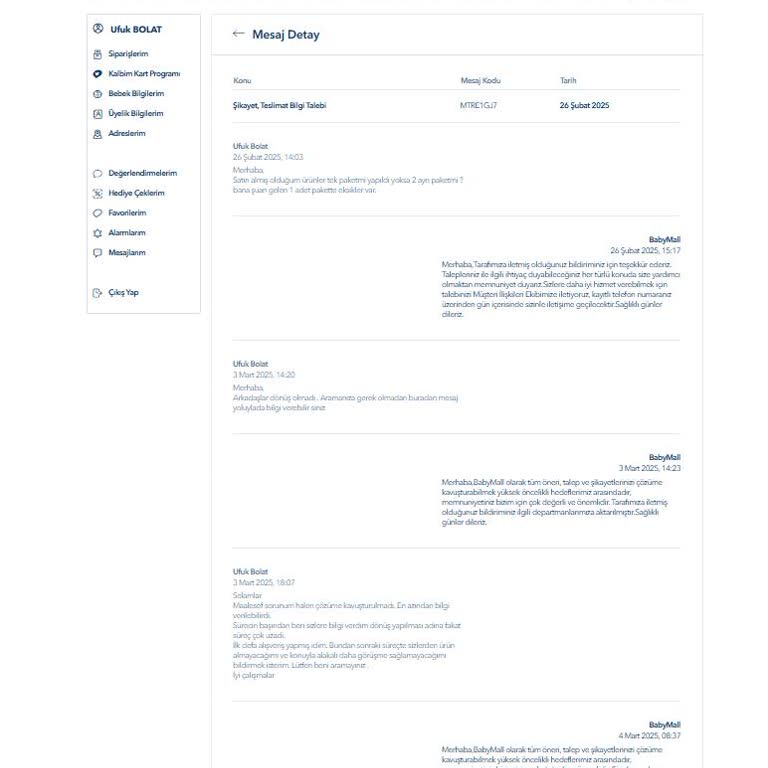 Eksik Ürün Teslimatı Ve İlgisiz Müşteri Hizmetleri Sorunu