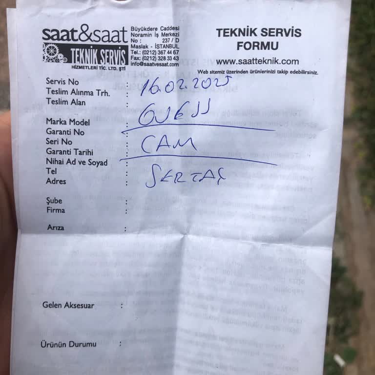 Saat Teslimatında İnanılmaz İlgisizlik