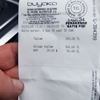 Buyaka AVM Otoparkında Haksız Ücret Talebi