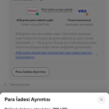 Kusurlu Saatler Ve Eksik İade Ücreti Sorunu