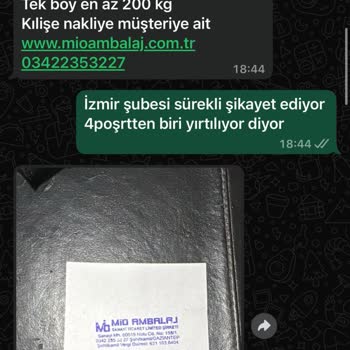 Defolu Poşetler Ve İletişimsizlik Sorunu