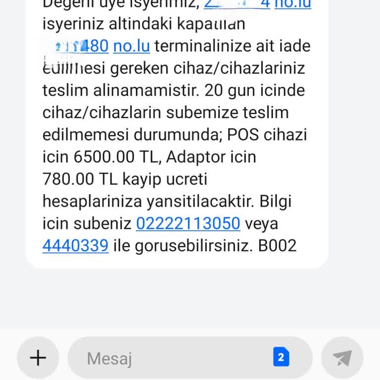 Garanti Bankası'nda Yanlış POS Borcu Ve İletişim Sorunu