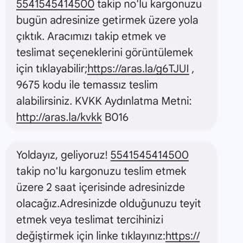 Aras Kargo'nun Yanlış İade Ve Teslimat Sorunu