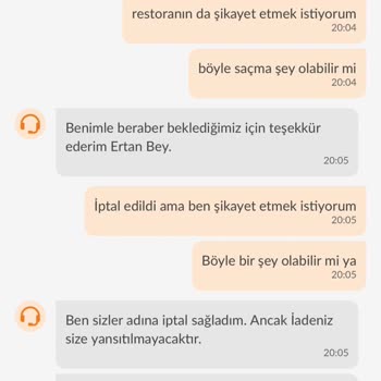 İftar Vaktinde Teslim Edilmeyen Sipariş Mağduriyeti