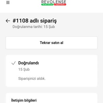 İade Edilmeyen Sipariş Ve İletişimsizlik