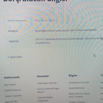 Çifte Abonelik Sorunu Ve Müşteri Hizmetleri Erişimsizliği