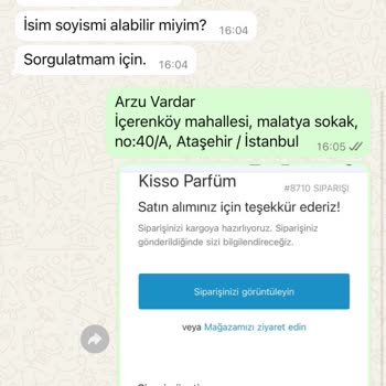 Kisso Parfüm Kampanyası: Ürün Teslimatı Sorunu