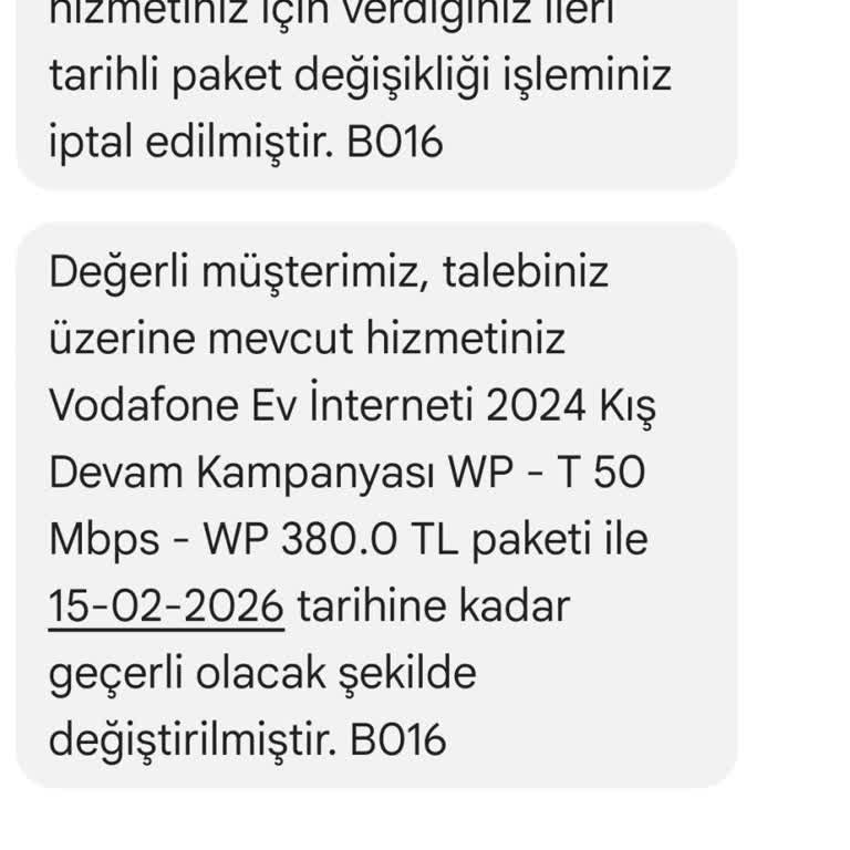 Vodafone Net Müşteri Hizmetleri Ve Sözleşme Sorunları