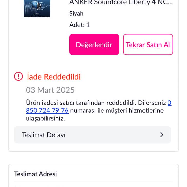 İade Sürecinde Yaşanan Sorunlar Ve İletişim Eksiklikleri