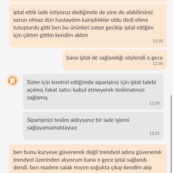Trendyol'da Çifte Ödeme Ve İptal Sorunu