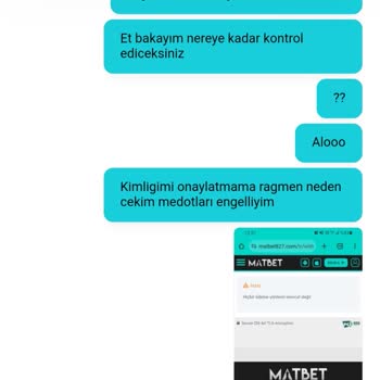 Matbet'te Kimlik Doğrulama Ve Çekim Sorunu