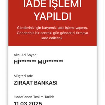 Evdeyken Kargomun İade Edilmesi Ve Yanıltıcı Bilgilendirme