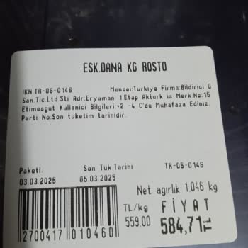 Yanıltıcı Et Satışı İle Hayal Kırıklığı