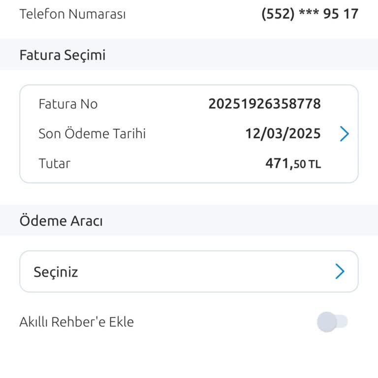 Taahhüt Süresi Dolan Hat İçin Yüksek Fatura Şoku