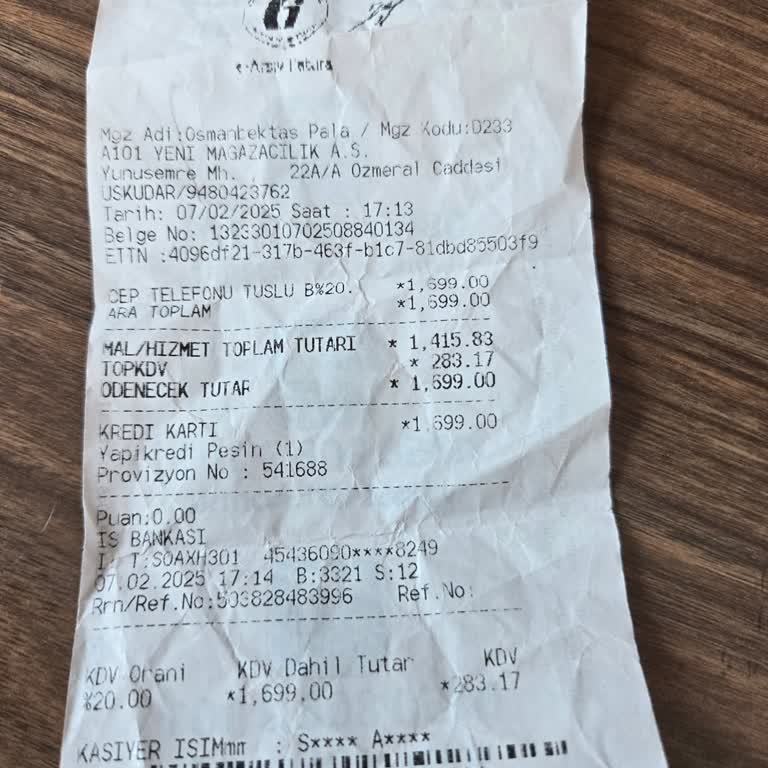 Erzurum'da A101 Müşteri Hizmetleri Hayal Kırıklığı