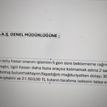 Sompo Sigorta İle Yaşanan Sorunlar Ve Mağduriyet