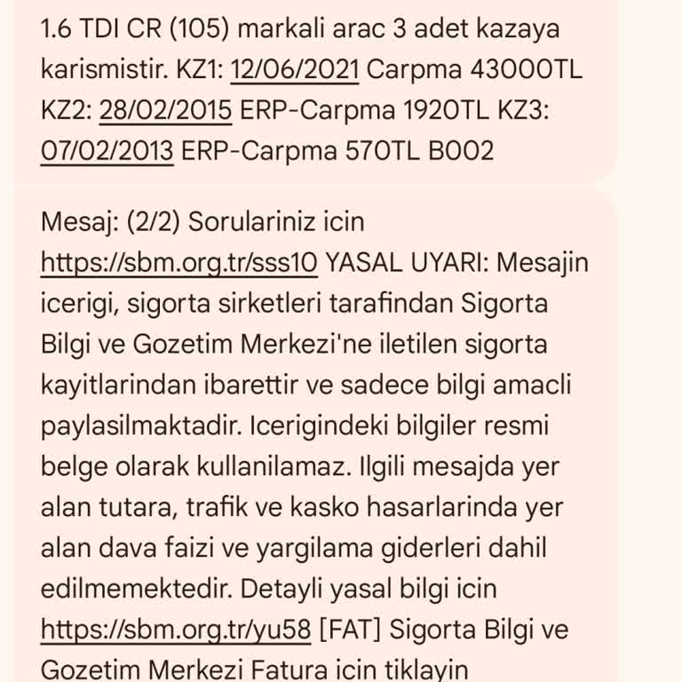 Araç Alımında Yanıltan Tramer Bilgisi Ve Maddi Zarar