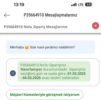 Teslimat Tarihi Yanlış Bilgilendirme Ve Gecikme Sorunu