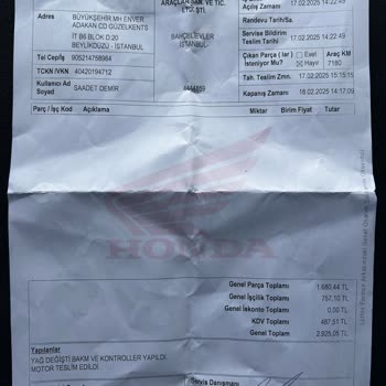 Honda Forza 750 Motosikletimde Çözülmeyen Sorunlar Ve Servis Yaklaşımı