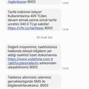 Vodafone'un Yanıltıcı Fatura Uygulaması Ve Müşteri Mağduriyeti