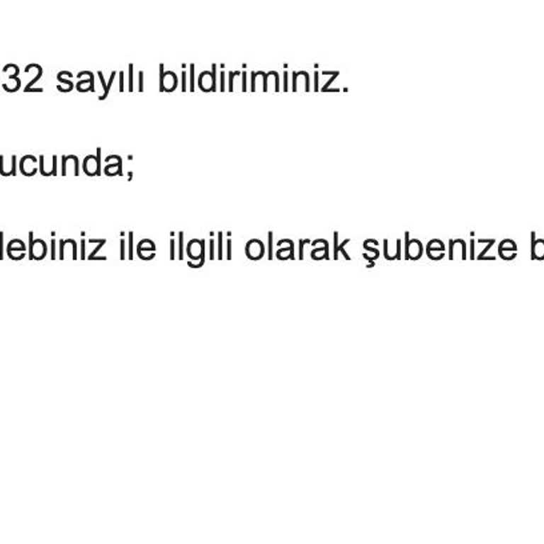 Şube Değişikliği Talebinde Yaşanan Sorunlar