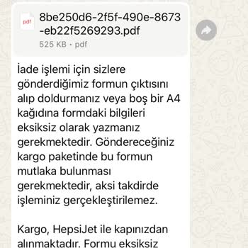 Voidtr'den Gelen Hatalı Ürün Ve Zorlaştırılan İade Süreci