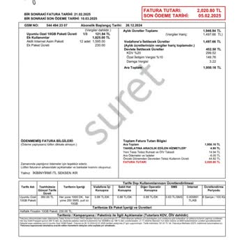 İzinsiz Faturalı Hatta Geçiş Ve Taahhüt İhlali