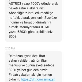 Bitmeyen Vodafone Mesajları: İptal Edilemiyor!