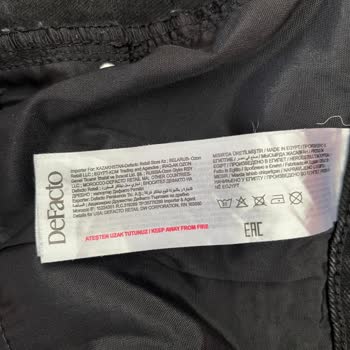 DeFacto'dan Aldığımız Pantolonun Kötü Kokusu Sağlığımızı Tehdit Ediyor!