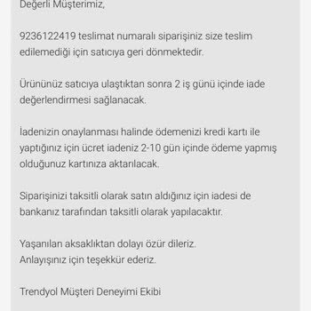Kayıp Kargo Ve Çözüm Odaklı Olmayan Müşteri Hizmetleri