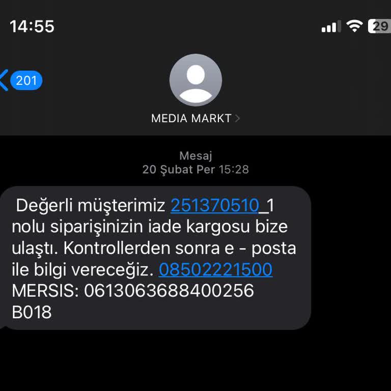 İade Ürün Parası 2 Haftadır Yatmadı Müşteri Hizmetleri Cevapsız