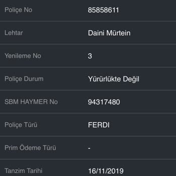 Kapanmış Kredi İçin Zorunlu Sigorta İadesi Talebi