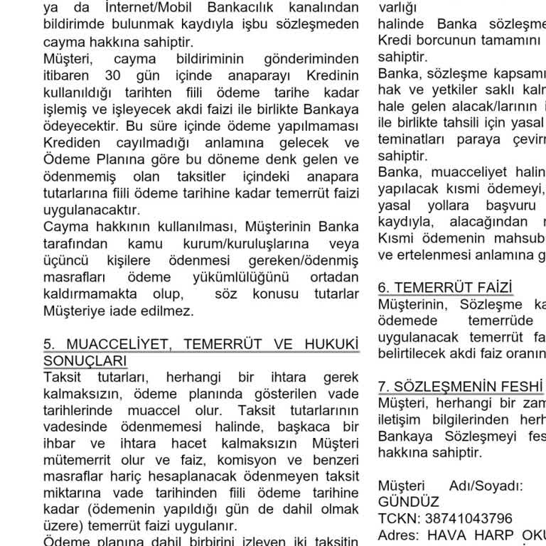 VakıfBank'ta Cayma Hakkı Sorunu Ve Mağduriyet