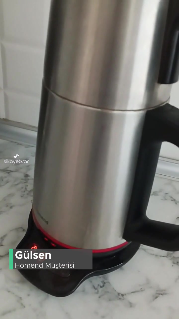 Homend Royaltea 1708H Dokunmatik Konuşan Çay Makinesi videonun kapak resmi