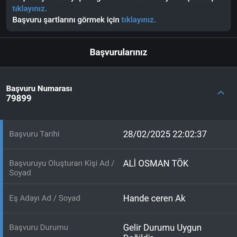 Evlilik Destek Kredisi Hayal Kırıklığı