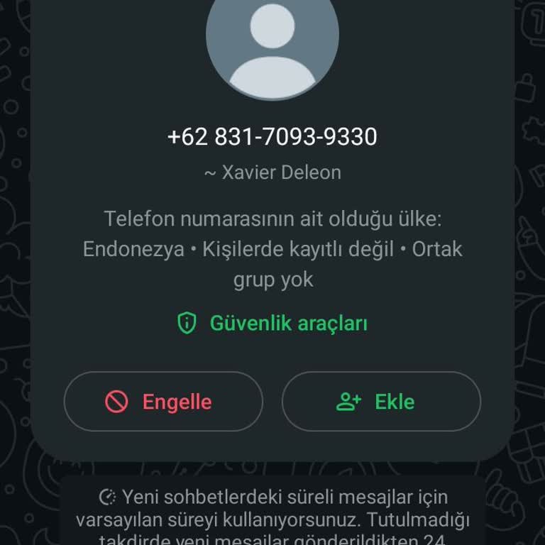 Endonezya Numarasından Gelen Rahatsız Edici Arama