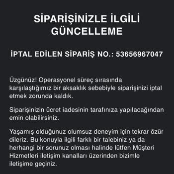 Zara Sipariş İptali Ve İade Ücreti Sorunu