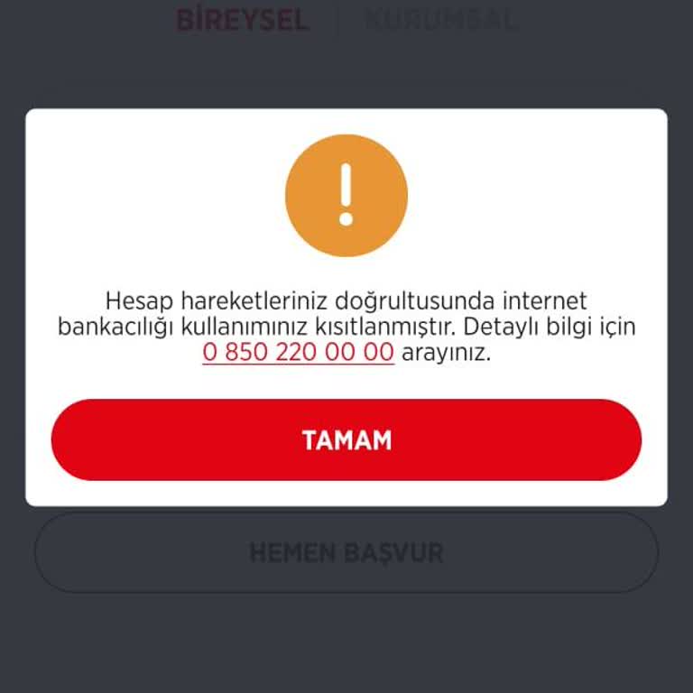 Ziraat Bankası'ndan İşlem Kısıtlaması Sorunu