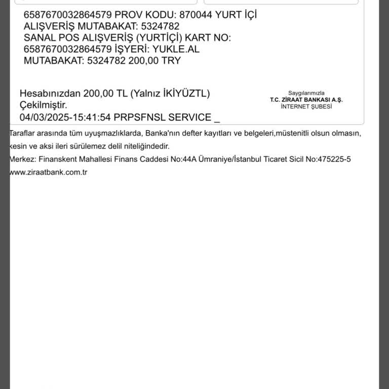 Yanlış Yatırılan Para İadesi Sorunu