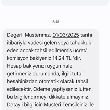 TEB Gaziosmanpaşa Şubesi'nden Yanlış Borç Bildirimi