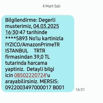 İzinsiz Çekim: Güven Sarsan İşlem