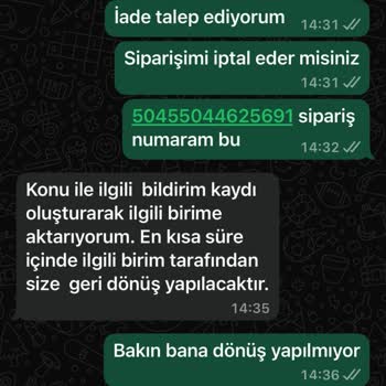 Derimod'dan Aldığım Ayakkabılarda İptal Sorunu