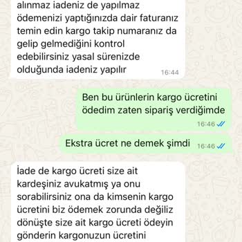 Gel Nurr Giyim'de İade Krizi: Kargo Ücreti Ve İlgisizlik!