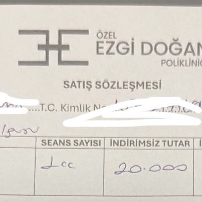 Ezgi Doğan Polikliniği'nde Yüksek Fiyat Ve Etik Dışı Yaklaşım
