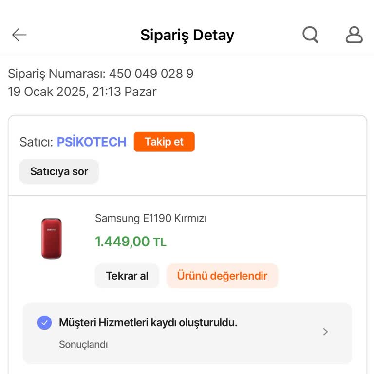 Yanlış Ürün Gönderimi Ve İade Süresi Sorunu