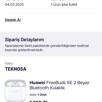 Kampanyalı Ürün İptali Ve Stok Sorunu