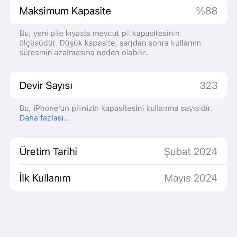 İphone 15 Pil Sağlığı Hayal Kırıklığı