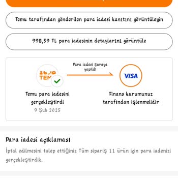 Temu'dan İade Alamama Sorunu